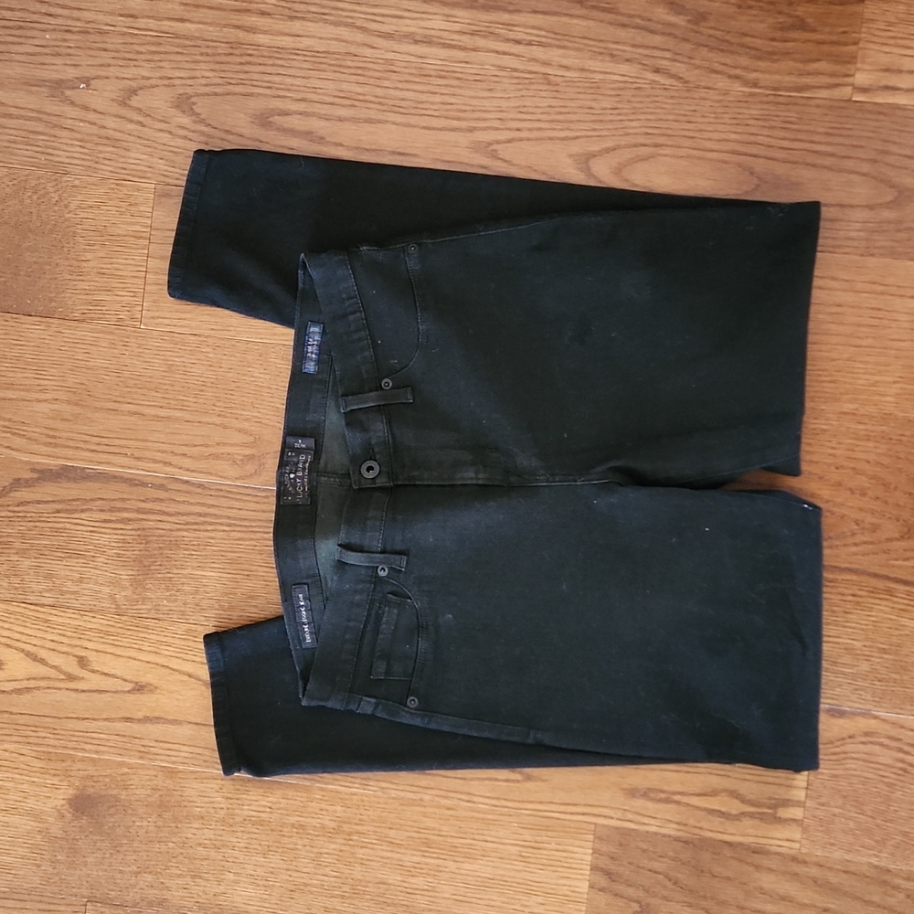 EUC Lucky Brand Black Brooklyn Legging Jeans, 14/32